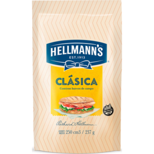 Mayonesa Hellmanns Clasica 250 Cc