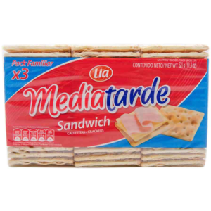 Galletitas Crackers Mediatarde Sandwich 3 X 107 G.