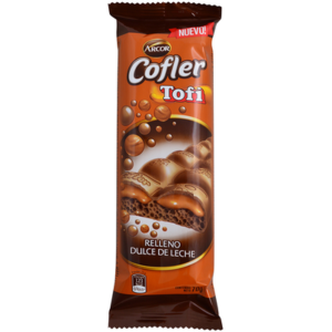 Chocolate Cofler Air Tofi Con Dulce De Leche 70 G.