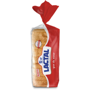 Pan De Mesa Lactal Blanco Rodajas Finas 335 G.