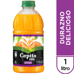 Jugo Cepita Del Valle Durazno Delicioso 1 L.