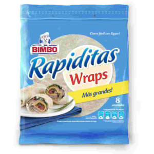 Rapiditas Bimbo Wraps 8 U