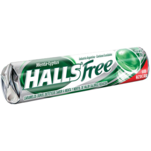 Caramelos Halls Menta Y Mentol Free Sin Azucar 20 G