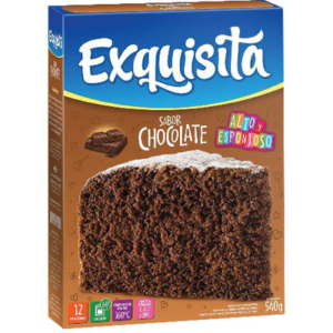 Premezcla Para Bizcochuelo Exquisita Chocolate Especial 540 G.