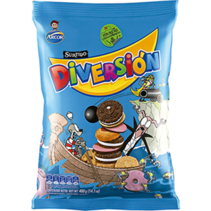 Galletitas Arcor Surtido Diversion 400 G.
