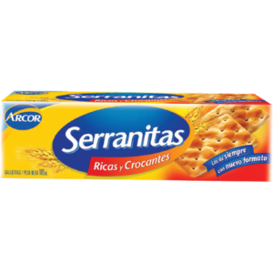 Galleta Serranitas Arcor Agua 115Gr