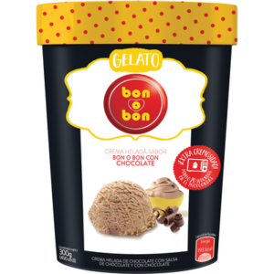 Helado Bon O Bon Gelato Chocolate 300 G