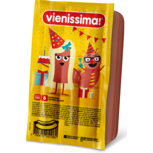 Salchicha Vienissima Clasica 6Un 225 Grs.