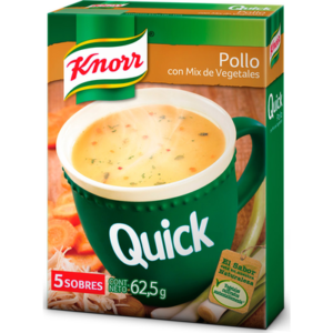 Sopa Quick Knorr Pollo 5 Sobres