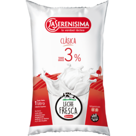 Leche Entera Clasica La Serenisima Sachet 1L
