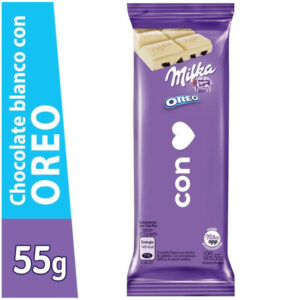 Chocolate Milka oreo blanco 55 g (2 unidades)