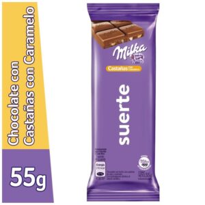 Chocolate Milka castaña 55 g (2 unidades)