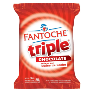Alfajor Fantoche Negro triple 85 g